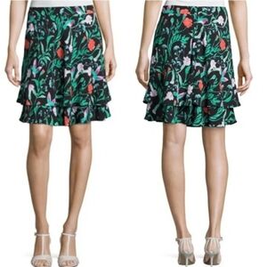 Kate Spade Jardin Mini Skirt Sz 6 Scenic Route Hummingbird Floral